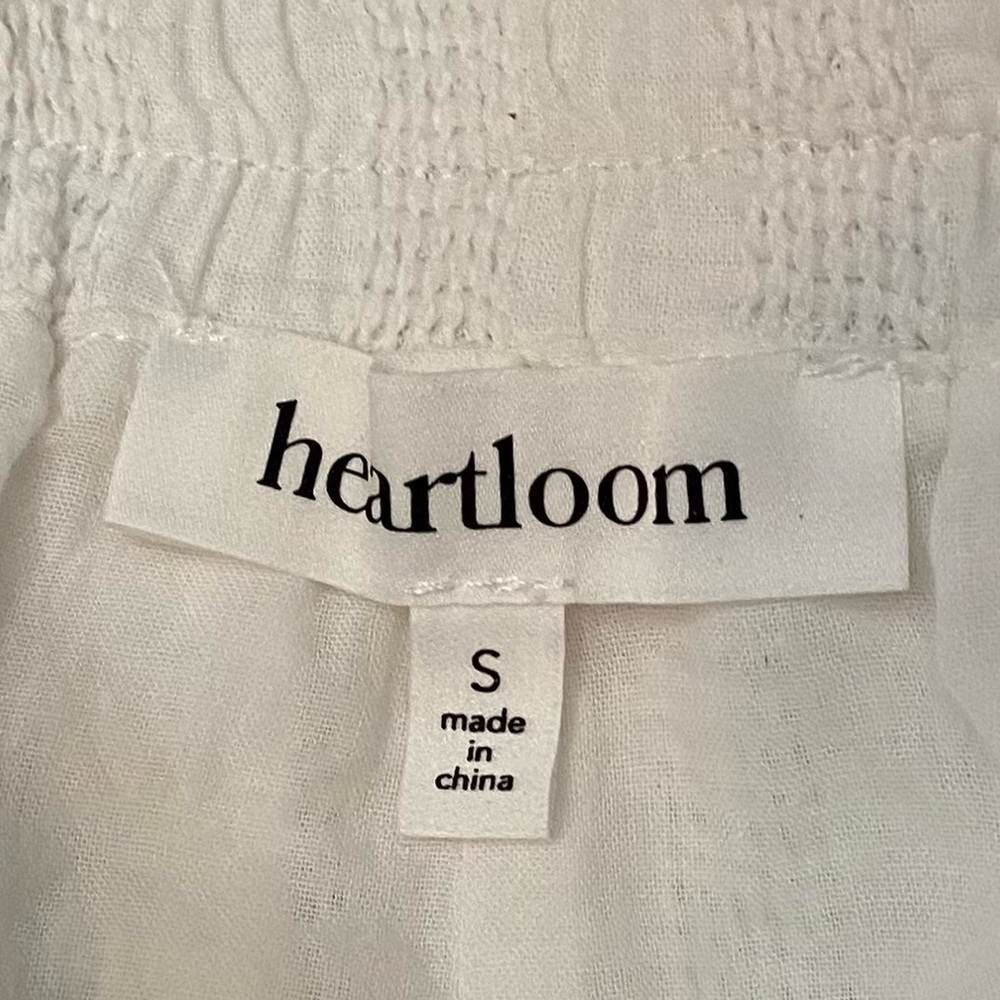 Heartloom Cream Textured Fringe Pull On Shorts Size Small 2898 - Picture 4 of 7